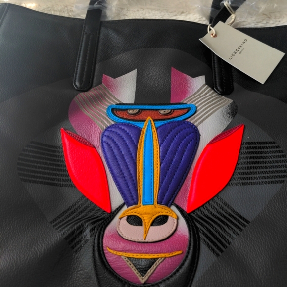 Liebeskind Handbags - Liebeskind Uruma Macaque Large Shoulder Bag. Limited Edition- Rare NWT